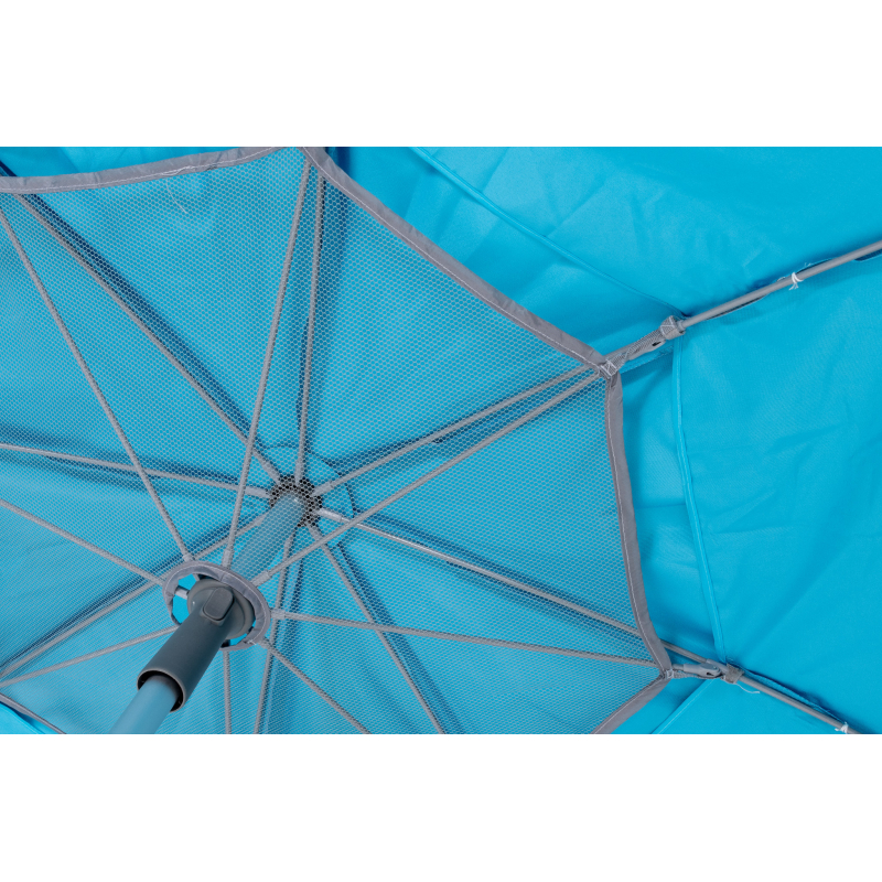 Ομπρέλα Παραλίας Αλουμινίου Escape 2,2m PE 180gsm UPF50+ Γαλάζιο - 12000 - Image 2