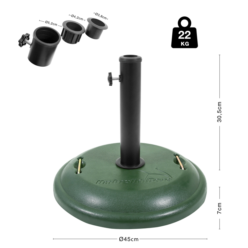 Βάση Ομπρέλας Στρογγυλή Τσιμεντένια 22Kg - 12075 - Image 2