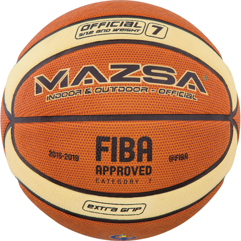 Μπάλα Basket MAZSA 0BB-41510 No. 7 FIBA Approved - 41510
