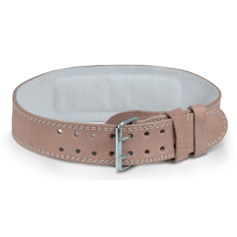 Ζώνη Άρσης Βαρών AMILA Δερμάτινη Μπεζ A Quality M - 44301 - Image 2