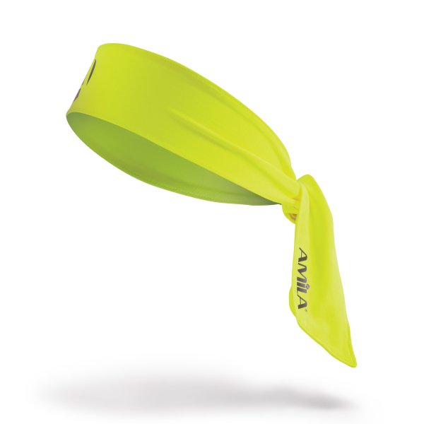 Περιμετώπιο Bandana AMILA Tie Band Lime/Yellow - 45709