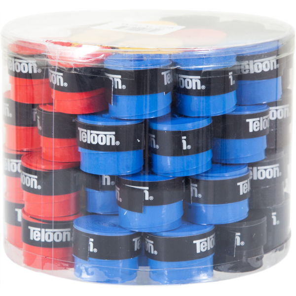 Mega Pack Ταινία Λαβής Ρακετών Teloon Extra Overgrip (5 Χρώματα) - 45731