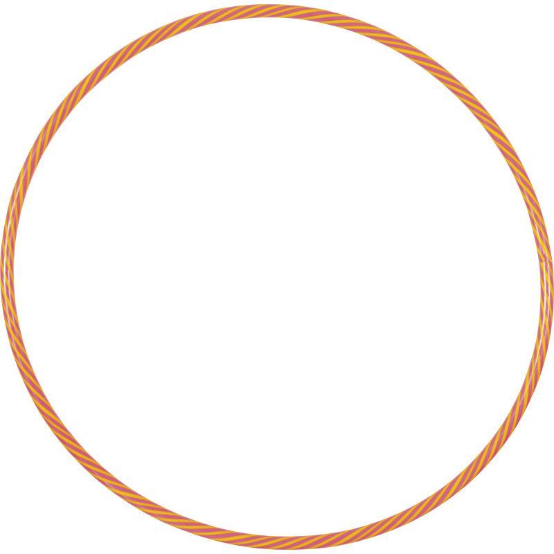 Χούλα-Χουπ Δίχρωμο 70cm - Φ18mm - 260gr - 48024