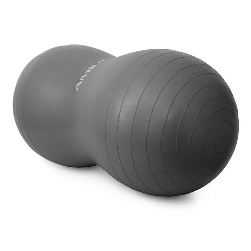 Μπάλα Γυμναστικής AMILA GYMBALL Peanut 50cm Μαύρη - 48095