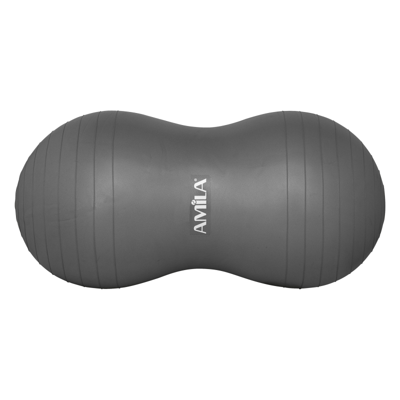 Μπάλα Γυμναστικής AMILA GYMBALL Peanut 50cm Μαύρη - 48095 - Image 2