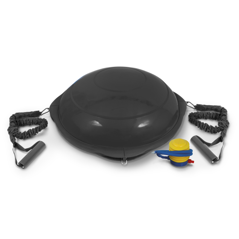 AMILA Balance Ball με Ξύλινη Βάση Mat Black 63cm - 48193 - Image 2