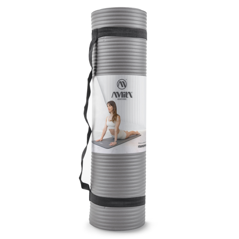 Στρώμα Γυμναστικής NBR 15mm 80Kg 183cm Γκρι - 81730 - Image 5