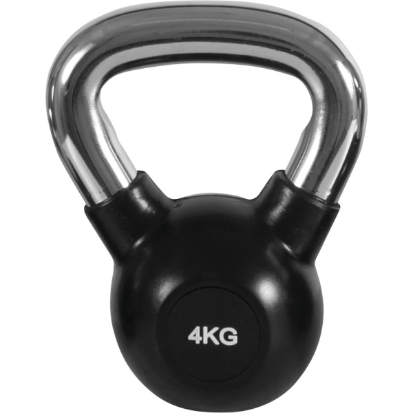 Kettlebell Rubber Cover Cr Handle 4Kg - 90453