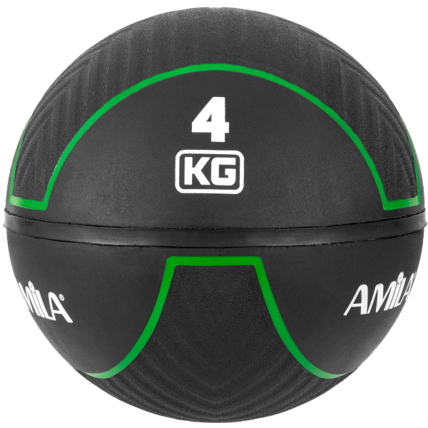 Μπάλα AMILA Medicine Ball HQ Rubber 4Kg - 90708