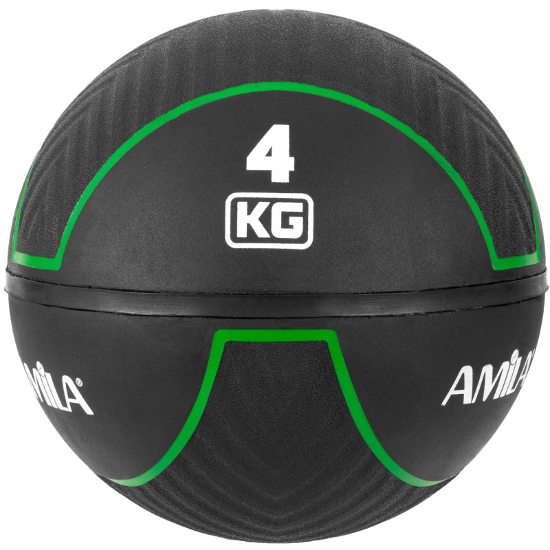 Μπάλα AMILA Medicine Ball HQ Rubber 4Kg - 90708