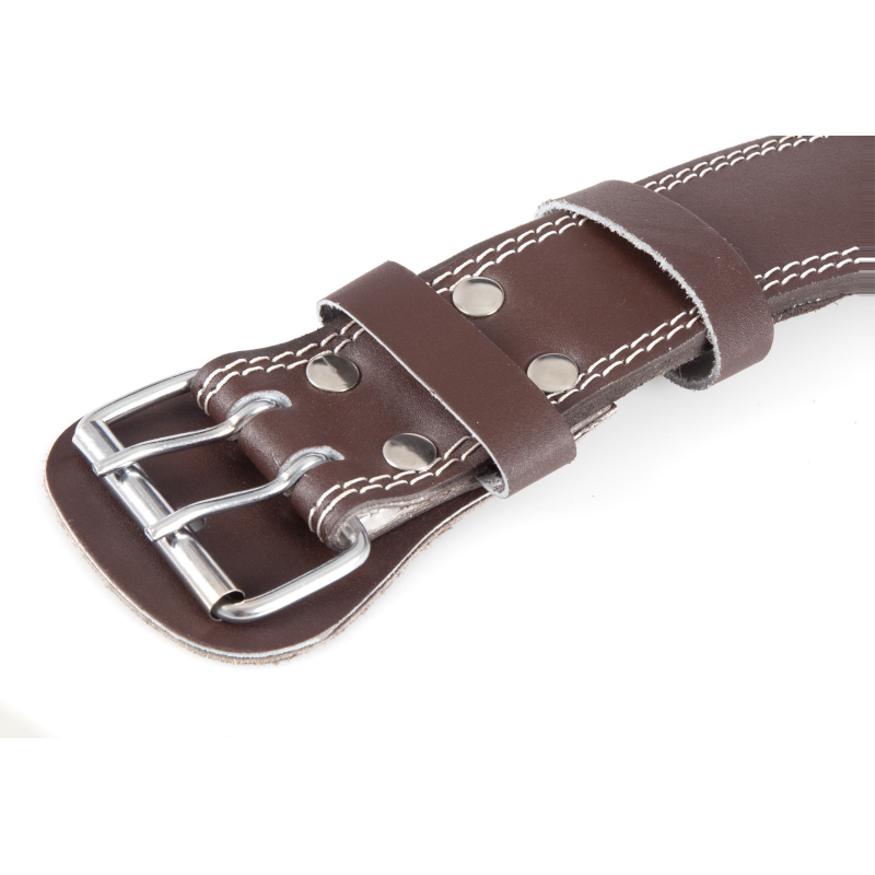 Ζώνη Άρσης Βαρών AMILA Δερμάτινη Καφέ B Quality S - 94920 - Image 4
