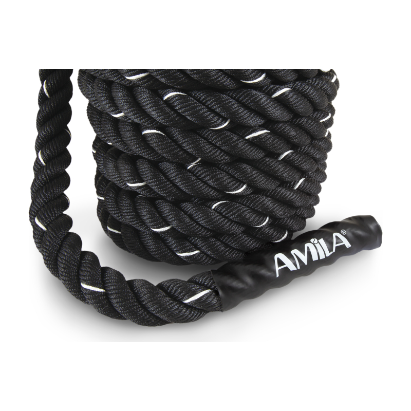 Σχοινί Προπόνησης Crossfit AMILA Battle Rope NS 15m - 95114 - Image 2