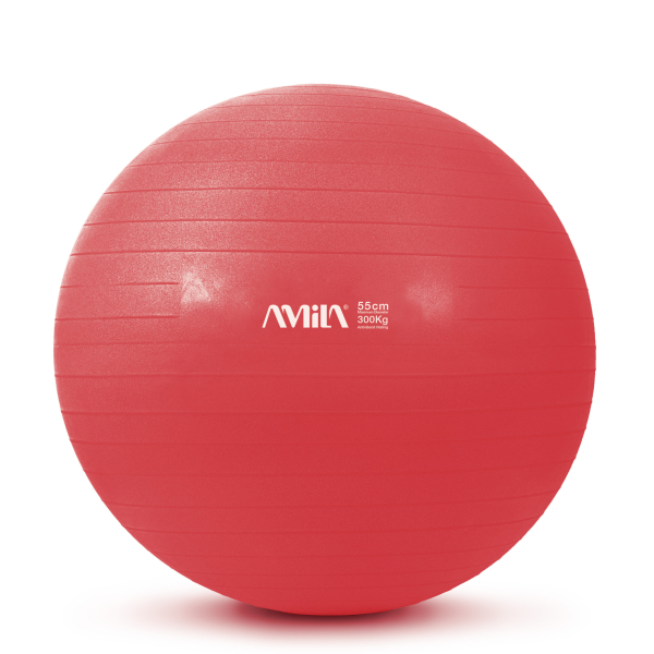 Μπάλα Γυμναστικής AMILA GYMBALL 55cm Κόκκινη - 95828