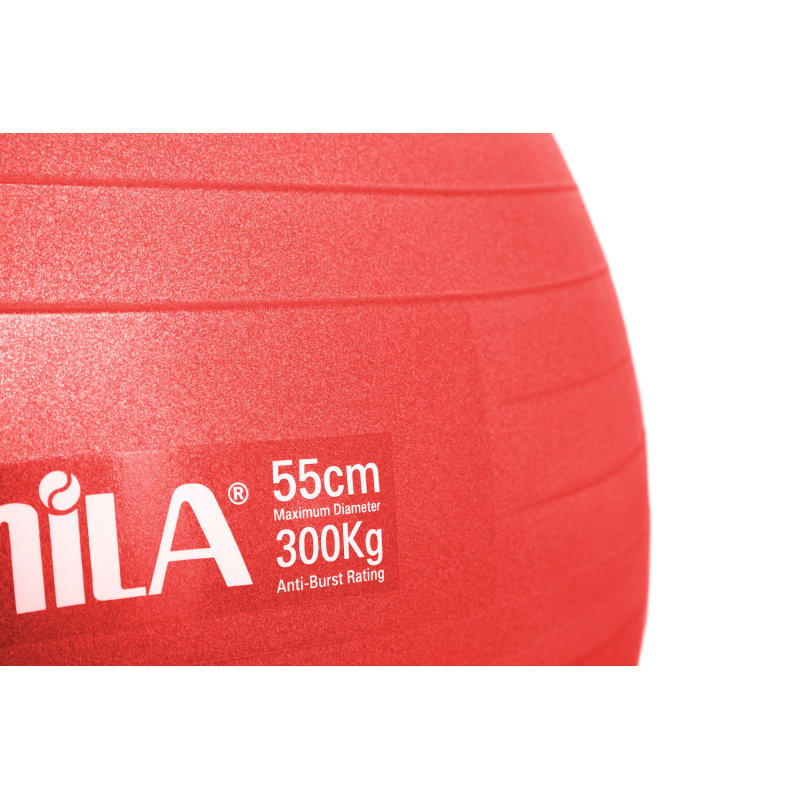 Μπάλα Γυμναστικής AMILA GYMBALL 55cm Κόκκινη - 95828 - Image 2