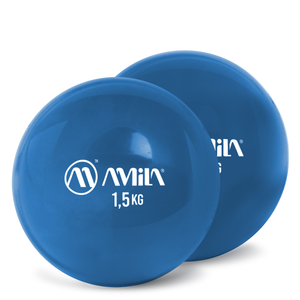 AMILA Palm Ball Two-Pack 1,5Kg Μπλε - 96718