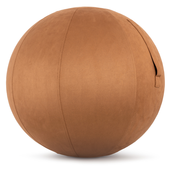 Κάλυμμα για Μπάλα Γυμναστικής AMILA GYMBALL 75cm Sueded Καφέ - 96792