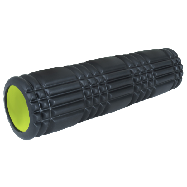 AMILA Foam Roller Plexus 45 Φ14x45cm Μαύρο/Λάιμ - 96827