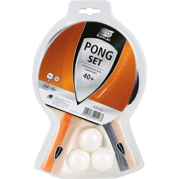 Σετ Ping Pong Sunflex (2 ρακέτες + 3 μπαλάκια) - 97230