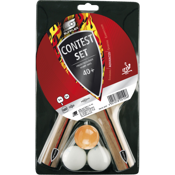 Σετ Ping Pong Sunflex Contest (2 ρακέτες + 3 μπαλάκια) - 97231