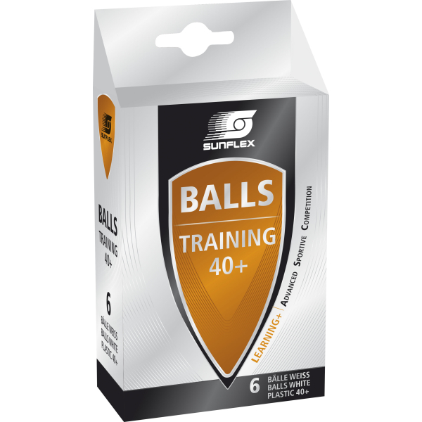 Μπαλάκια Ping Pong Sunflex Training PVC 6 Τεμάχια - 97250