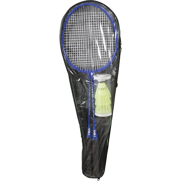 Σετ Ρακετών Badminton AMILA 605 με Πολύχρωμα Φτερά - 98527