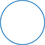 Χούλα Χουπ HQ 80cm - Φ19mm - 330gr, Μπλε - 98818