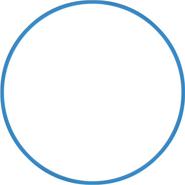 Χούλα Χουπ HQ 80cm - Φ19mm - 330gr, Μπλε - 98818