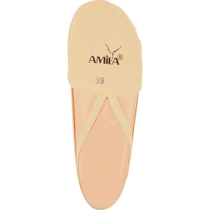 Παπούτσια Ρυθμικής Γυμναστικής Μύτης Microfiber Tan, Νο30 - 98867 - Image 2